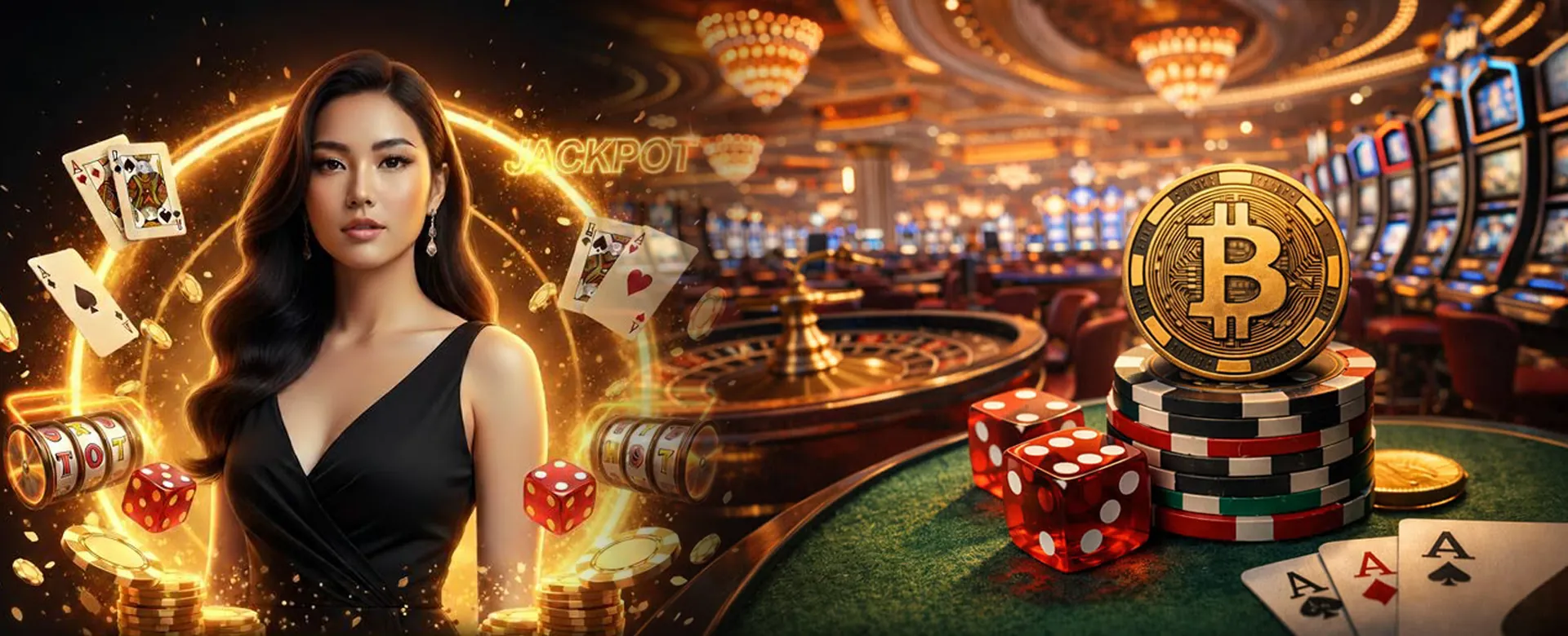 slotvip Casino Banner featuring exciting games and exclusive bonuses